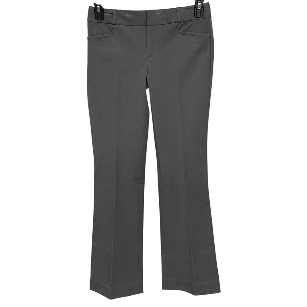 Banana Republic The Sloan Fit Flare Gray Tailored Stretch Dress Pants 2L NWT